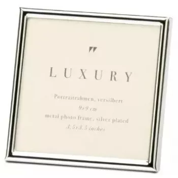 Cornice singola Walther Design Chloe 3 argento 9x9 cm