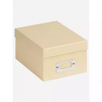 Scatola portafoto Walther FB-115-H rettangolare carta crema