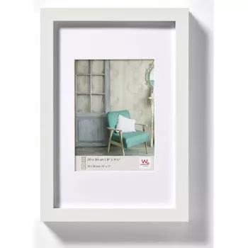 Portafoto singolo Walther Design EA040W bianco