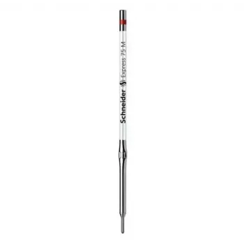 Ricarica per penna a sfera Schneider Express 75, media, rosso, 10 pezzi (50-7512)