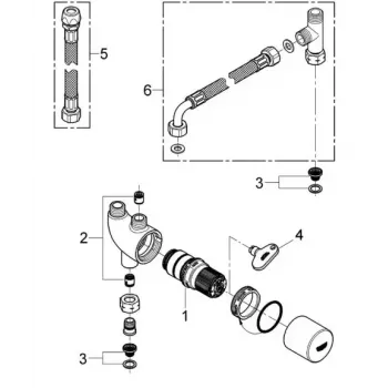 Termostato GROHE 34487000 cromo