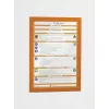 Cornice magnetica Durable DURAFRAME A4 arancione