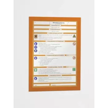 Cornice magnetica Durable DURAFRAME A4 arancione