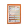 Cornice magnetica A4 Durable DURAFRAME arancione