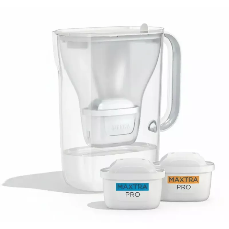 Filtro per acqua da tavolo Brita Style Essential 2,4 l trasparente bianco