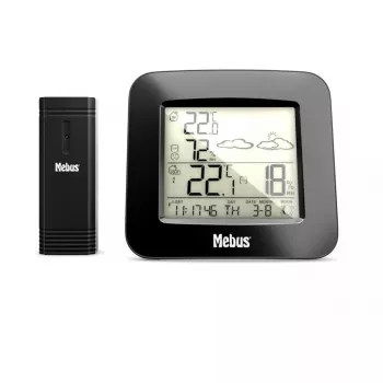 Stazione meteo Mebus 40715 radiocontrollata nera