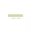 Staedtler 8323-S BK2 pennarello metallizzato, punta tonda 1-2 mm, oro/argento, confezione da 2