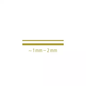 Staedtler 8323-S BK2 pennarello metallizzato, punta tonda 1-2 mm, oro/argento, confezione da 2