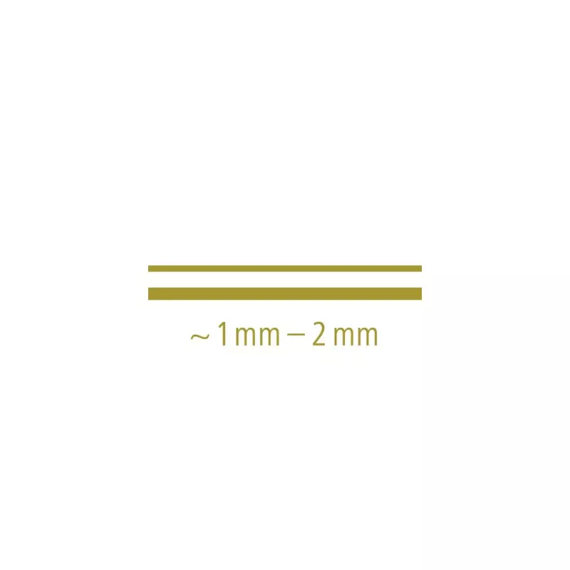 Staedtler 8323-S BK2 pennarello metallizzato, punta tonda 1-2 mm, oro/argento, confezione da 2