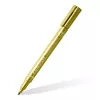 Staedtler 8323-S BK2 pennarello metallizzato, punta tonda 1-2 mm, oro/argento, confezione da 2