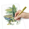 Staedtler 8323-S BK2 pennarello metallizzato, punta tonda 1-2 mm, oro/argento, confezione da 2