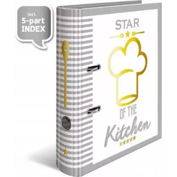 Raccoglitore Herma Star of the Kitchen DIN A4 19662 – raccoglitore ad anelli per documenti A4