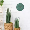 Orologio al quarzo TFA-Dostmann 60.3054.04 Circle verde da parete/da tavolo