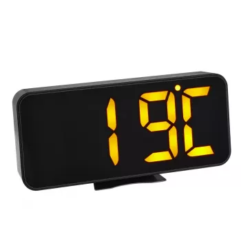Sveglia digitale TFA-Dostmann 60.2027.01 nera LED a batteria