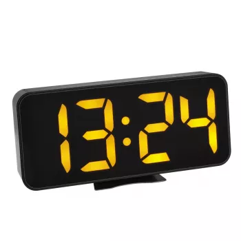 Sveglia digitale TFA-Dostmann 60.2027.01 nera LED a batteria