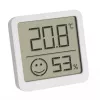 Termometro elettronico ambientale TFA-Dostmann 30.5053.02 per interni/esterni digitale argento bianco