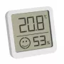 Termometro elettronico ambientale TFA-Dostmann 30.5053.02 per interni/esterni digitale argento bianco