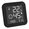Termometro elettronico ambientale TFA-Dostmann 30.5054.01 per interni digitale nero bianco