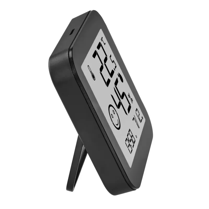 Termometro elettronico ambientale TFA-Dostmann 30.5054.01 per interni digitale nero bianco