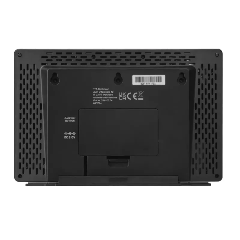 TFA-Dostmann TFA.me Silver LCD a batteria WLAN anemometro igrometro termometro