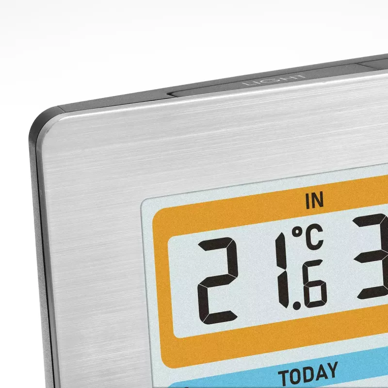 TFA-Dostmann TFA.me Silver LCD a batteria WLAN anemometro igrometro termometro