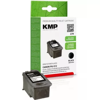 Cartuccia KMP Canon PG512 nero