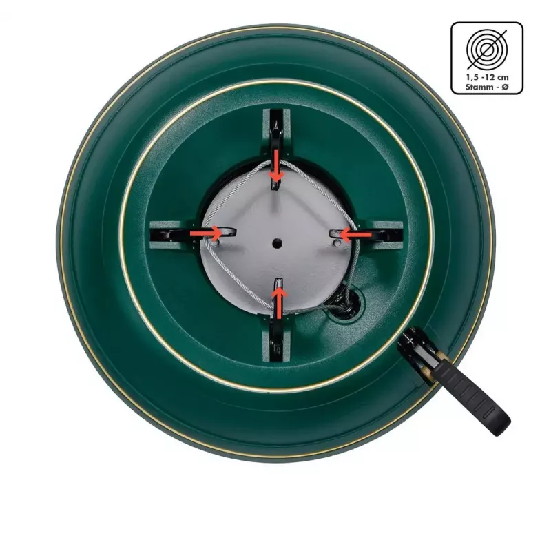 Base per albero di Natale Krinner Classic verde 94001