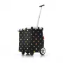 Borsa tote Reisenthel Carrycruiser — 40 L, telaio in alluminio, poliestere, 420×320 mm, nero/multicolore