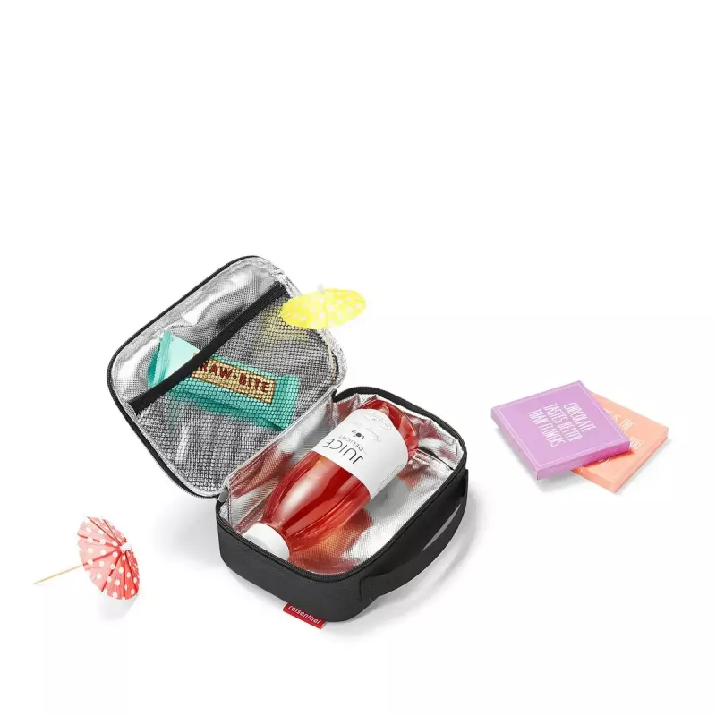 Contenitore termico Reisenthel Thermocase Dots 1,5 L nero alluminio poliestere