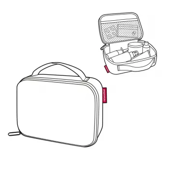 Contenitore termico Reisenthel Thermocase nero 1,5 l alluminio poliestere