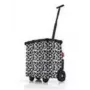 Borsa trolley Reisenthel carrycruiser nero bianco 40L alluminio poliestere