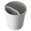 Cestino portarifiuti Helit H6105882 18 L rotondo in plastica grigio
