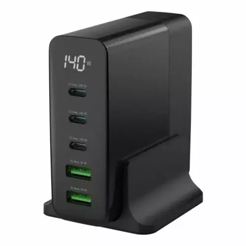 Caricabatterie da interno Ansmann DC5140PD universale nero ricarica rapida USB