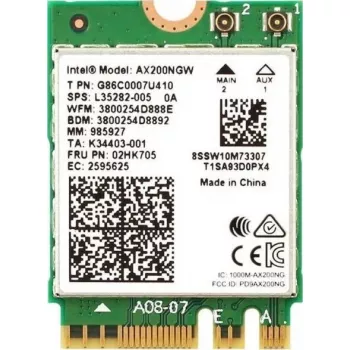 Scheda di rete INTEL Wireless‑6 AX201 M.2 2230 (CNVi) non‑vPro