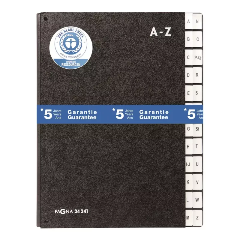 Raccoglitore a fogli mobili Pagna 24241-04 nero A4