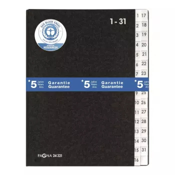 Raccoglitore a fogli mobili Pagna 24321-04 nero A4