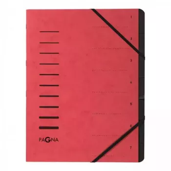 Raccoglitore con indice a linguette Pagna 40058-01 rosso