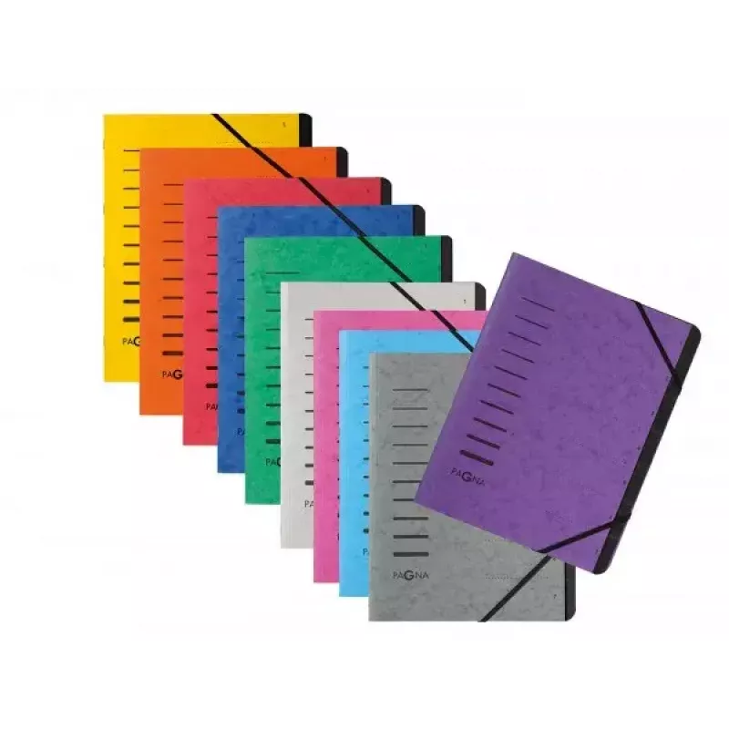 Raccoglitore con indice a linguette Pagna 40058-05 giallo