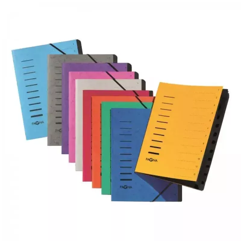Raccoglitore con indice a linguette Pagna 40058-05 giallo