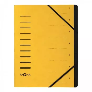 Raccoglitore con indice a linguette Pagna 40058-05 giallo