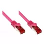 Cavo di rete Alcasa 30m Cat 6 S/FTP magenta