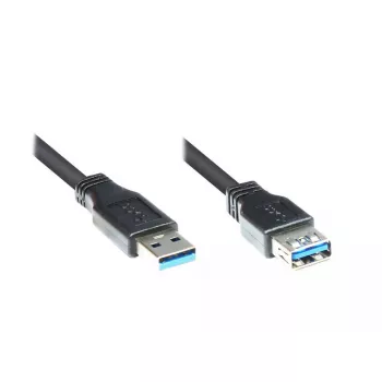 Cavo USB Alcasa 5m USB 3.0 A USB 3.2 Gen 1 nero