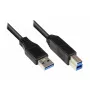 Cavo USB Alcasa 2710-S002 USB 3.2 Gen 1 0,2 m nero
