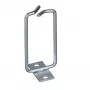 EFB Elektronik 699991.2 staffa guidacavi, 40 x 80 mm, grigio, acciaio zincato