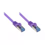 Cavo di rete Alcasa Cat6a RJ-45 3m viola