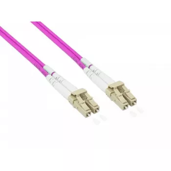 Cavo in fibra ottica Alcasa LW-P8100LC4 100 m 2x LC viola
