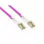 Cavo in fibra ottica Alcasa LW-P8100LC4 100 m 2x LC viola