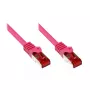 Cavo di rete Alcasa CAT6 S/FTP 25 m magenta