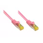 Cavo di rete Alcasa 50 m Cat7 RJ-45 magenta S/FTP (S-STP)