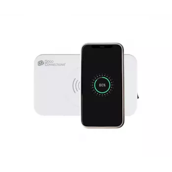 Caricabatterie mobile Alcasa PCA-D005W universale bianco AC senza fili ricarica rapida